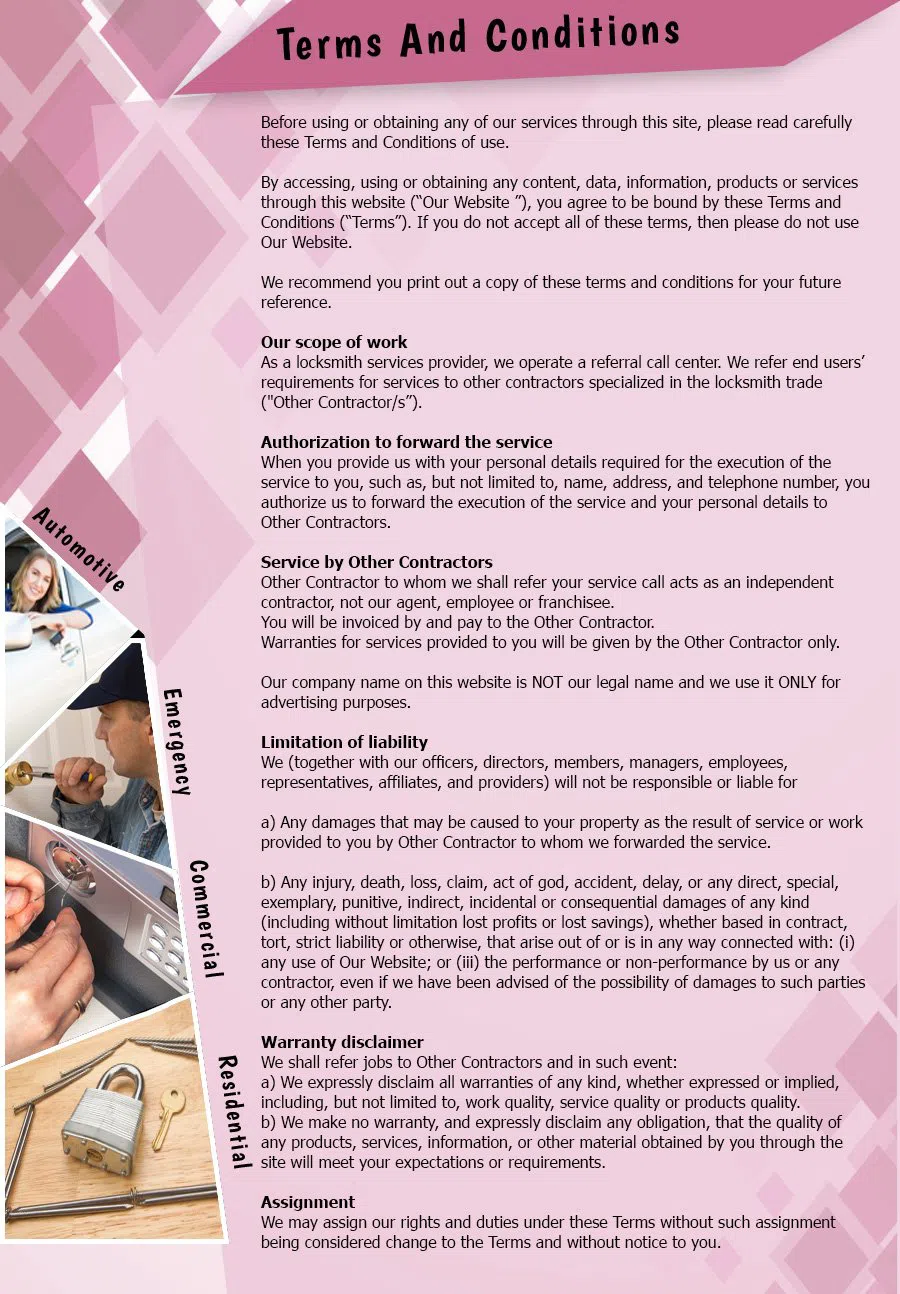 Colorado Springs 24 Hour Locksmith, Colorado Springs, CO 719-244-9902 - terms-and-condition-n-59m